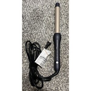 Bio Ionic Gold Pro 1" Curling Wand Iron 1 Inch Barrel Hair Styling Tool Black